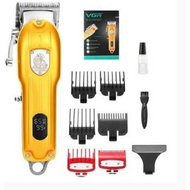 ปัตตาเลี่ยนตัดผม ยี่ห้อ VGR 092สีทอง  ปัตตาเลี่ยนตัดผมไร้สาย ฟันเดิมจากโรงาน