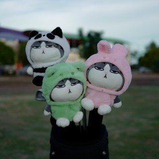 ตุ๊กตาครอบหัวไม้กอล์ฟแมวมึน Golf Head Cover for Driver, FAIR…