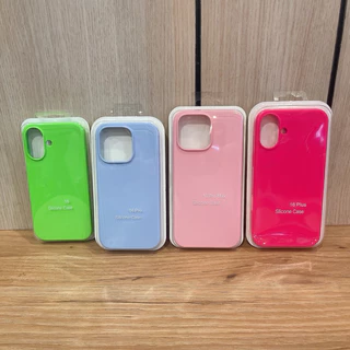 🔥สีมาใหม่มีโลโก้🔥เคสกำมะยี่ สีพื้น งานกล่อง สำหรับรุ่นไอโฟน11-16promax