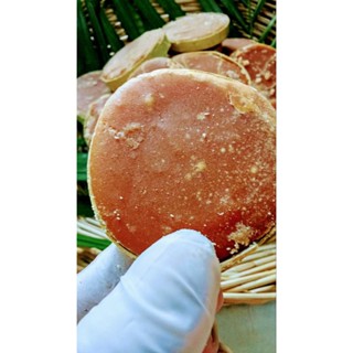 น้ำตาลโตนดแท้แบบแว่นกลาง สงขลา (ไม่แต่งสี)