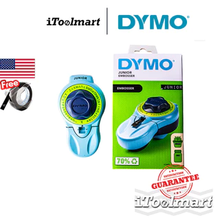 DYMO เครื่องปั๊มอักษร Embossing Junior พร้อมเทปสีดำ 1 ม้วน