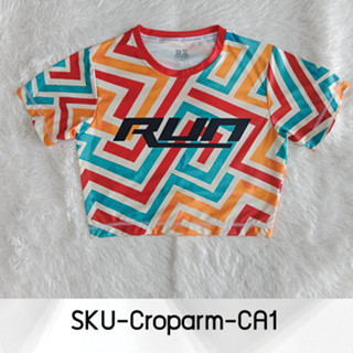 BAYZA เสื้อวิ่งแบบครึ่งตัวผู้หญิงแขนสั้น สำหรับวิ่ง เสื้อวิ่…