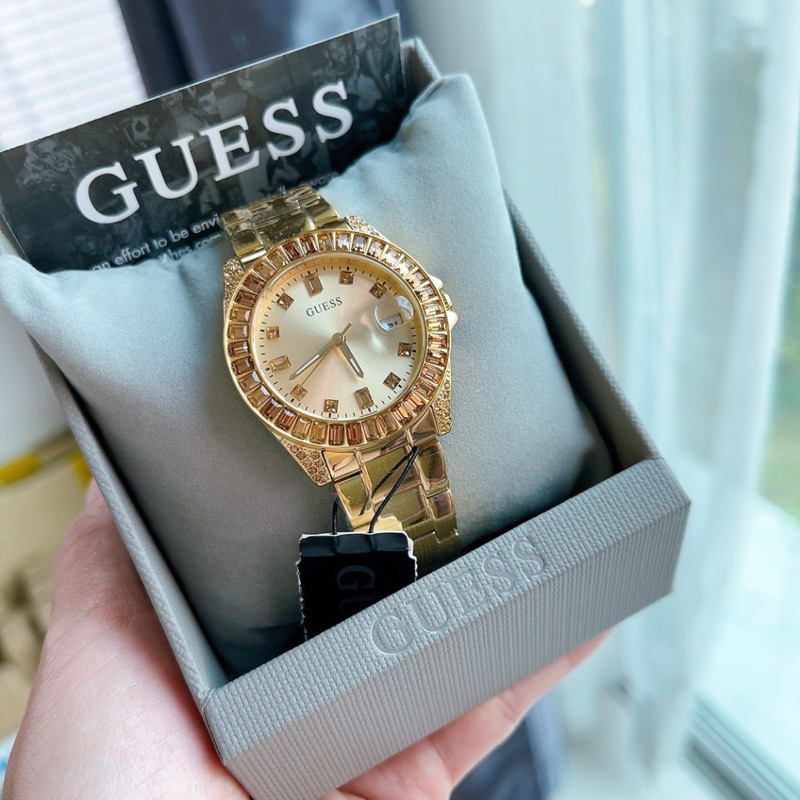 นาฬิกาผู้หญิง GUESS GW0475L1 OPALINE GOLD ของแท้