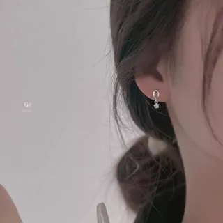OUTLETS ล้างสต็อกจากโรงงานตรง ต่างหู Star Zircon Earrings ตุ้มหูเงิน ต่างหูผู้หญิง Valentine ของขวัญ