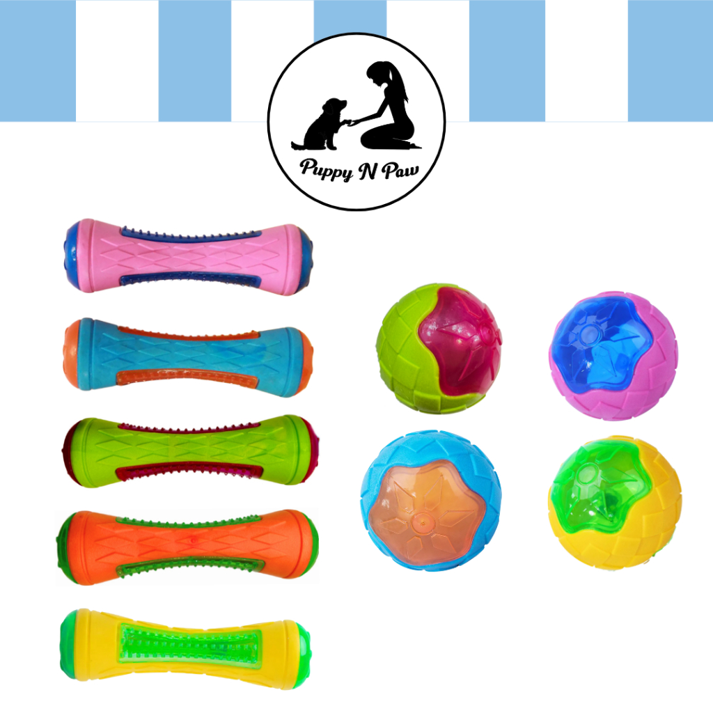 Puppy N Paw Hamer Ball Dog Toy ของเล่นหมา  ของเล่นขัดฟัน ลูกบอลสำหรับฝึกสุนัข