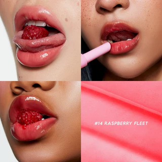 (FLASH SALE! 99.-)LA GLACE MELTED SUNDAE LIP BALM OIL CLICK ลิปบาล์มออยลากลาส