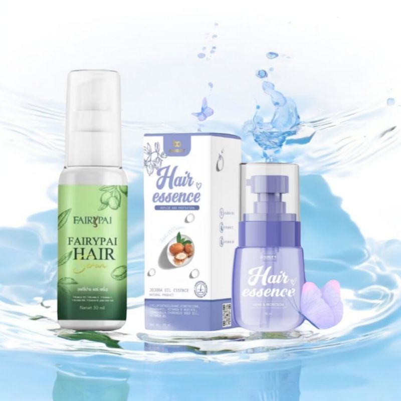 🧺คู่จิ้นเร่งผมยาว ของแท้✅ Fairypai& Hair essence