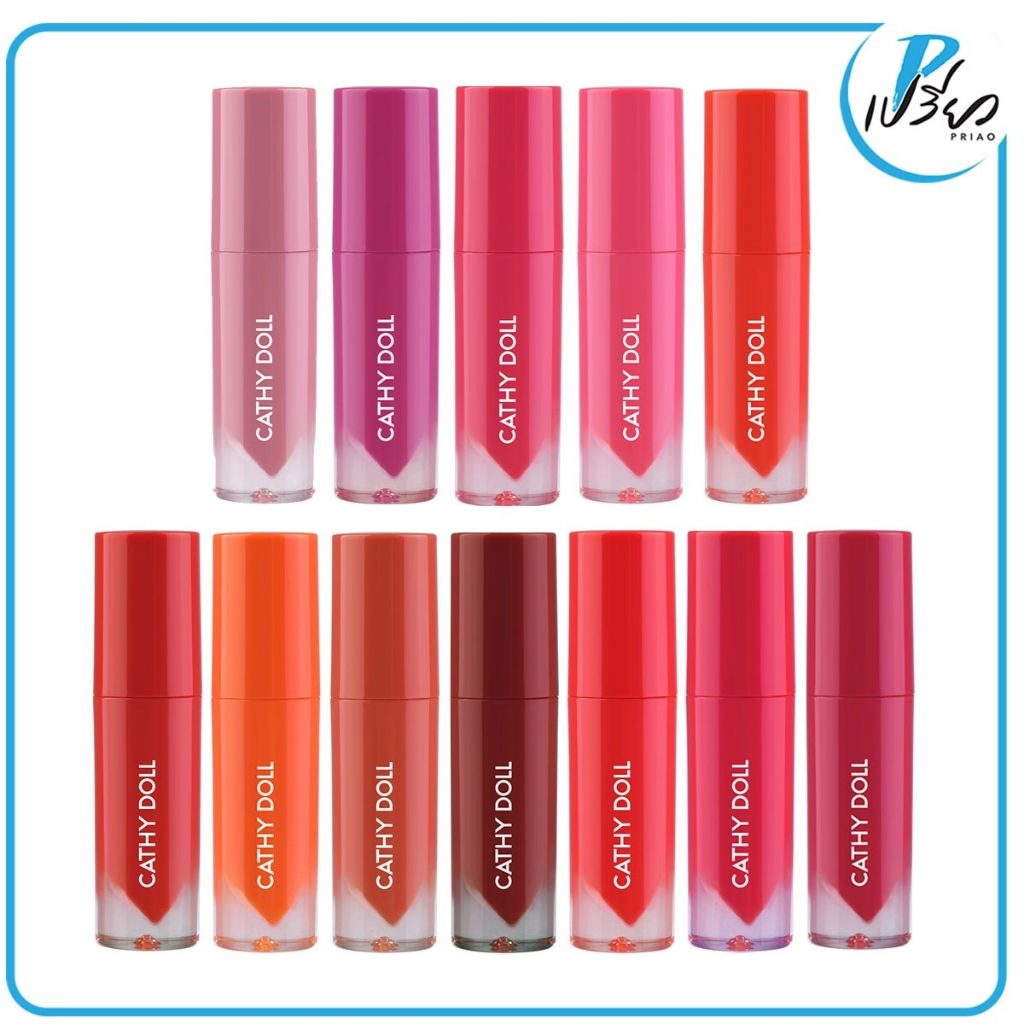 CATHYDOLL เคที่ดอลล์  โกลว์ ออยล์ ทินท์ 2.4 กรัม. Glow Oil Tint 2.4 g. (มีให้เลือก 12 เฉดสี)