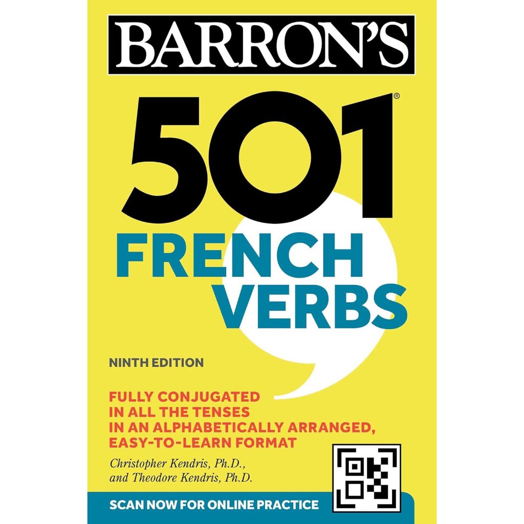 Chulabook|c321|หนังสือ|501 FRENCH VERBS (INCLUDES ONLINE PRACTICE) (BARRON'S)