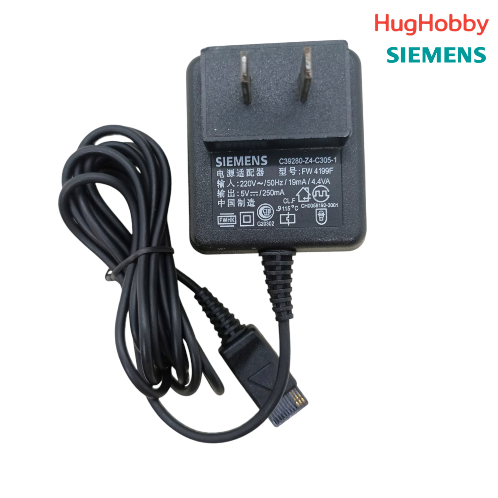 [มือ2 ไม่ได้ทดสอบ ขายตามสภาพ] สายชาร์จแท้โทรศัพท์มือถือ Siemens A35 C25 C35 M35 ME45 S35 SL45i