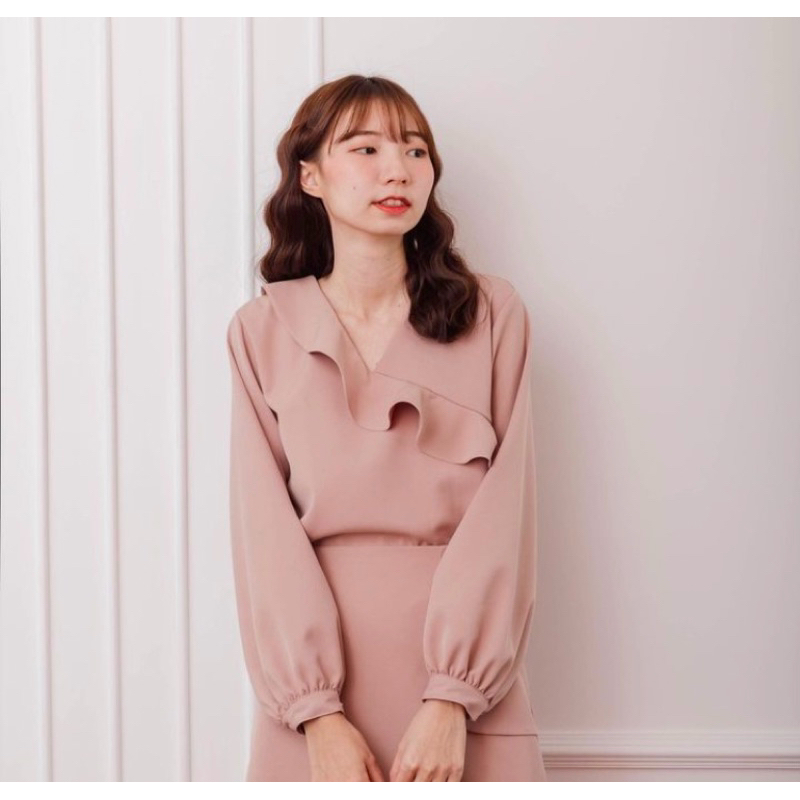 Mylar.official >> puffy blouse >> pink🎀