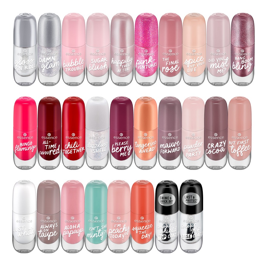 essence gel nail colour - ยาทาเล็บ essence