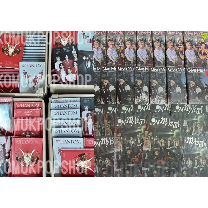 พร้อมส่ง❗️อัลบั้ม ไม่แกะ TEN SOLO - Light on & On ten + WayV Give me that - On my youth - Phantom -K