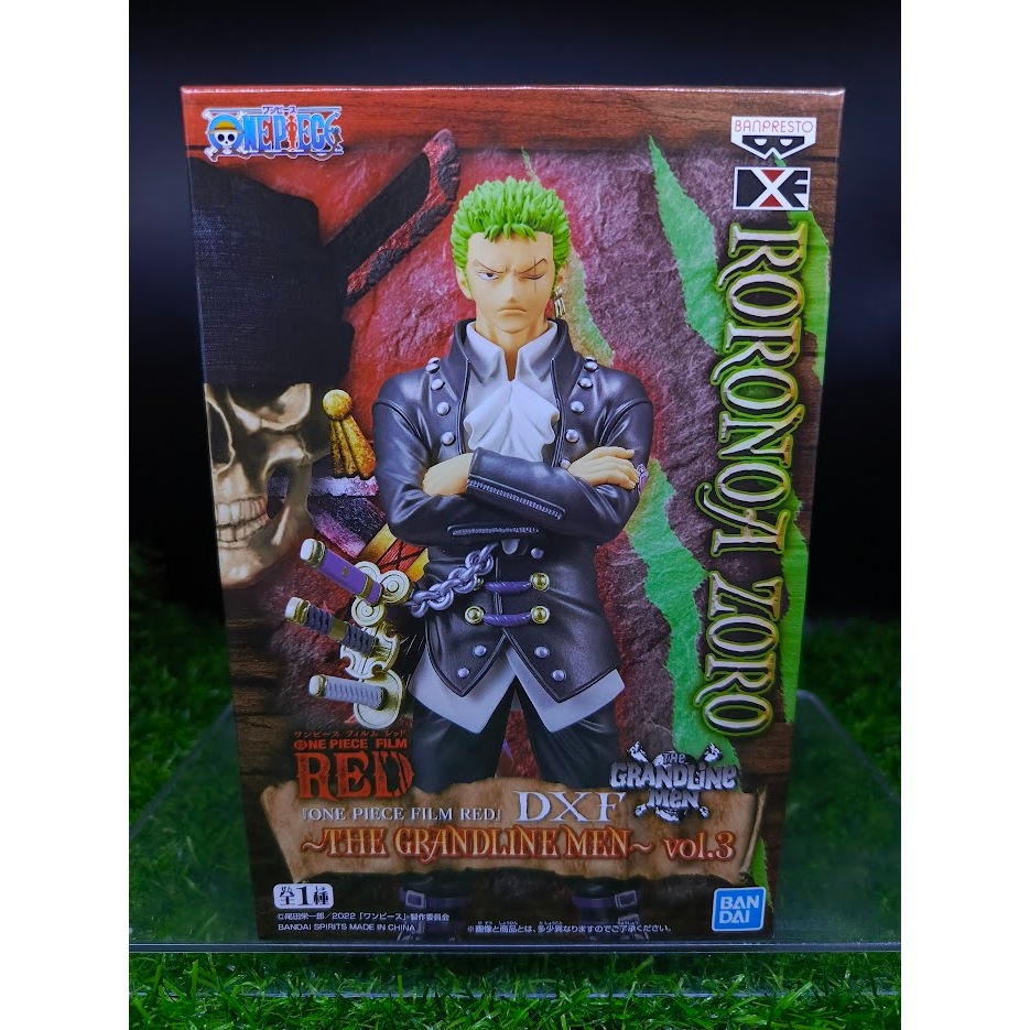 (ของแท้) โซโล วันพีช Zoro - One Piece Film Red DXF Figure The Grandline Men Vol.3