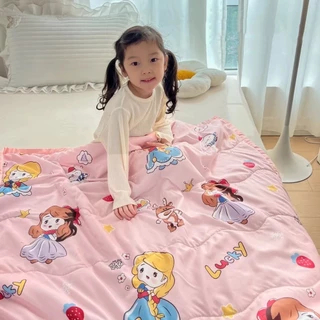 【size110*150】 ผ้าห่มเด็ก ผ้าห่มเครื่องปรับอากาศสำหรับเด็ก ผ้าห่มฤดูร้อน ลายการ์ตูน เนื้อผ้าดีมาก ช่วยทำให้กลับสบาย 💖🌈