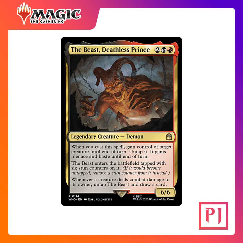 [MTG] The Beast, Deathless Prince [WHO] [MULTI] [RARE] [NORMAL] [ENG] (การ์ดเมจิค / Magic the Gather