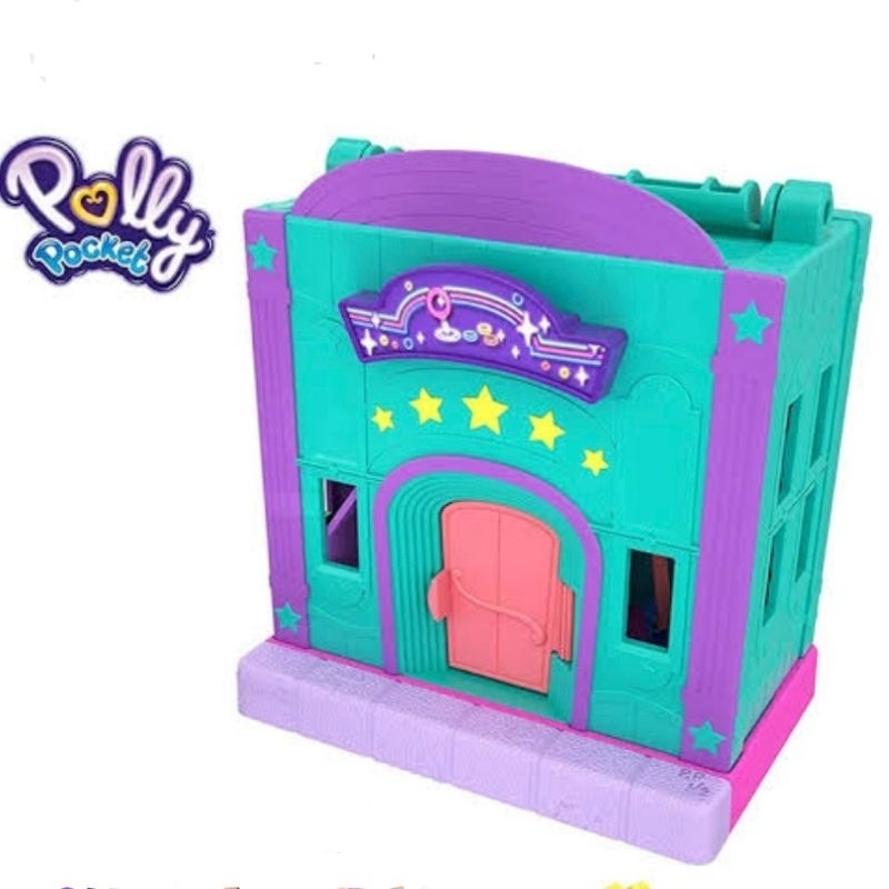 💥สินค้ามือสอง💥 ของเล่นเด็ก บ้านตุ๊กตา Polly Pocket Mini Playset fun in the Arcade