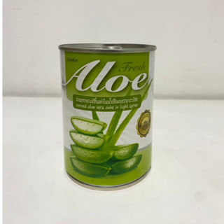 อโลเวร่า ว่านหางจระเข้ชิ้นเต๋าในนํ้าเชื่อม Aloe Fresh นํ้าหน…