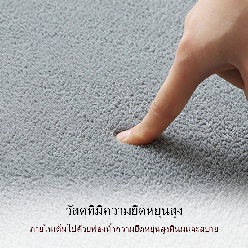 พรมปูพื้นห้อง พรมมินิมอล พรมตกแต่ง พรมขนสั้น วัสดุขนแกะปะการัง พรม 5 ฟุต 6 ฟุต รูปที่ 6