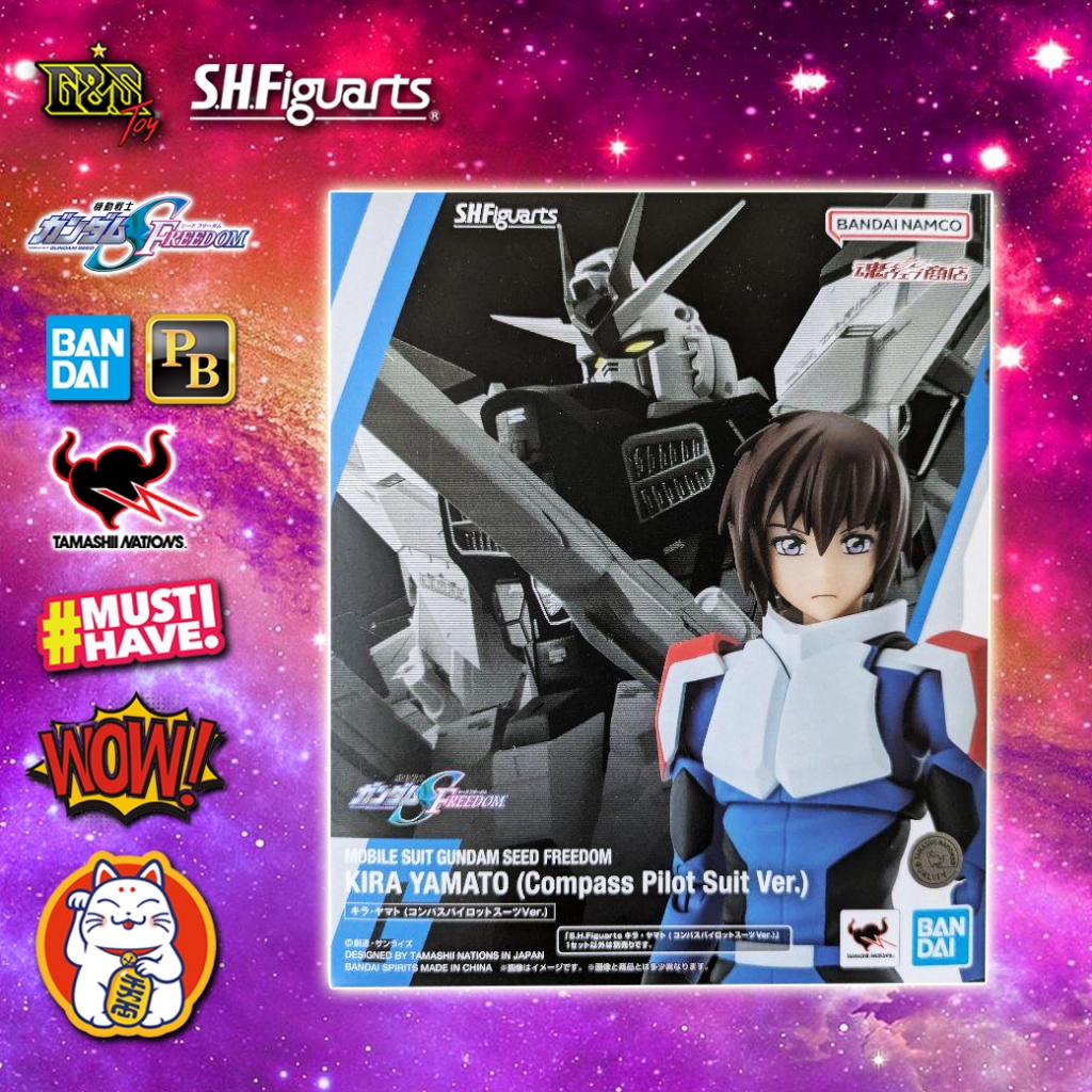 S.H.Figuarts KIRA YAMATO (Compass Pilot Suit Ver.) จากภาค Gundam SEED FREEDOM