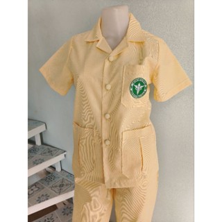 เสื้อเหลืองคอเทเลอร์#คอฮาวาย #เสื้อผู้ช่วยเหลือคนไข้