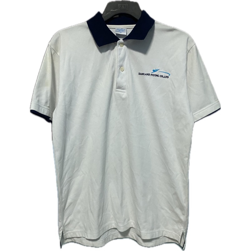 เสื้อโปโล SIAMLAND FLYING CO,,LTDมือสอง รอบอก40