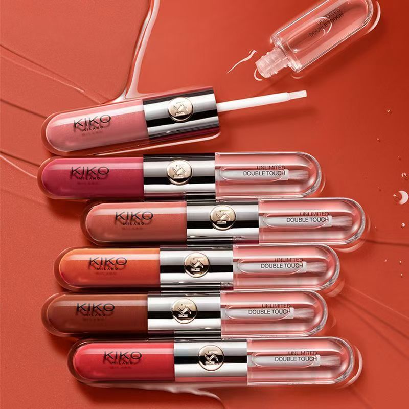 KIKO MILANO Unlimited Double Touch 6g KIKO Milano ฉบับใหม่ ลิปสติกสองสี เนื้อแมท ลิปสติก ให้ความชุ่ม