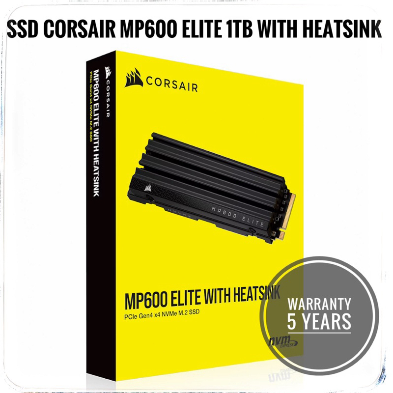 SSD CORSAIR MP600 ELITE WITH HEATSINK 1TB GEN4