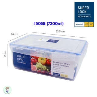 SuperLock ของแท้ 100% กล่องใส่อาหาร แบบมีตะแกรง และแบบตั้งวันที่ได้ กล่องถนอมอาหาร มี 8 แบบ BPA Free เข้าไมโครเวฟได้