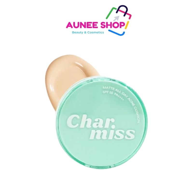ส่งฟรี/มีไลฟ์ ลด50% Charmiss Matte All Day Acne Cushion SPF 50 PA++ ++ - 02 Natural beige #คุชชั่นสิวผิวกริบ
