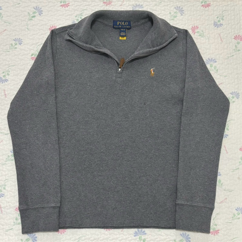 (QR Scan)(Size M(10-12))(Boy) Polo Ralph Lauren Half zip