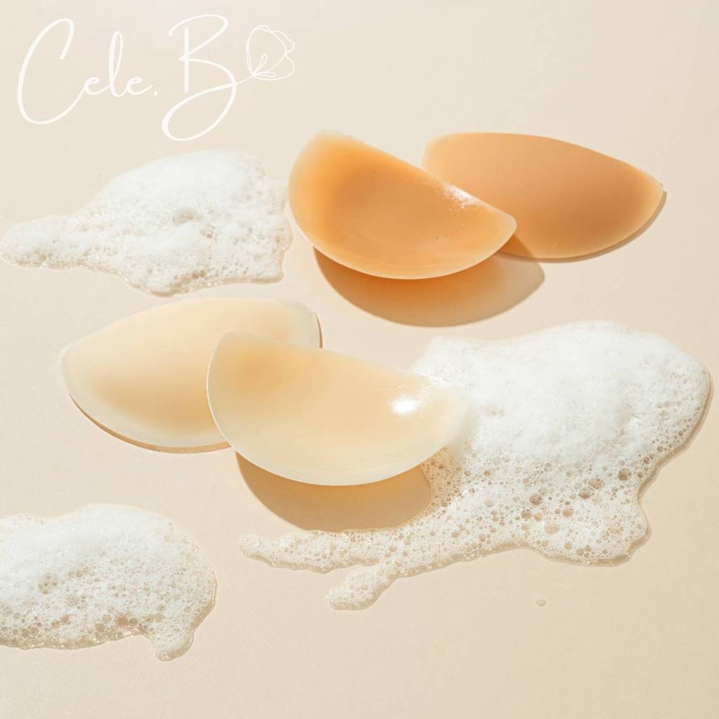 Cele.b ปิดจุก รุ่นครึ่งเสี้ยว Half nipple cover ใช้งานได้หลายแบบ ทรงหมุนปรับได้ 360° ติดทน รูปที่ 3
