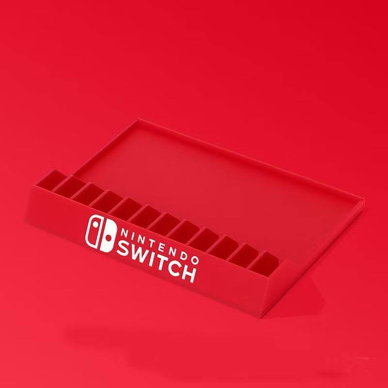 ชั้นวางแผ่นเกม อุปกรร์เสริมหรับ  nintendo switch 12 pcs