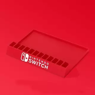 ชั้นวางแผ่นเกม อุปกรร์เสริมหรับ nintendo switch 12 pcs