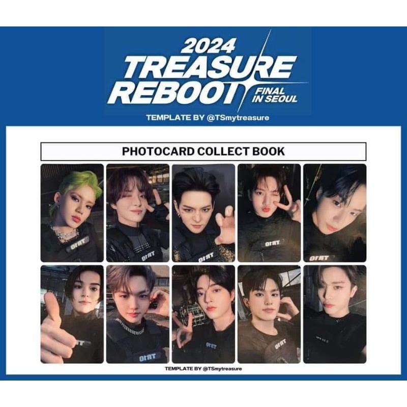 (พร้อมส่ง) หารการ์ด TREASURE REBOOT COLLECBOOK