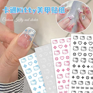 สติกเกอร์ลายคิตตี้สำหรับแต่งเล็บ
