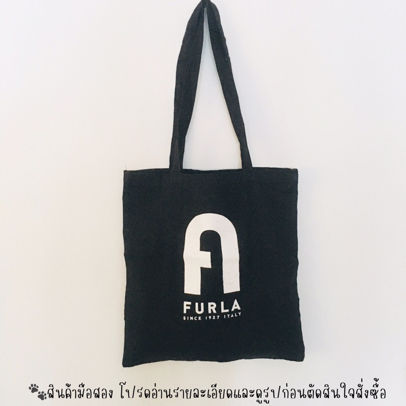 USED/มือสอง• กระเป๋าผ้า FURLA สะพายไหล่ได้