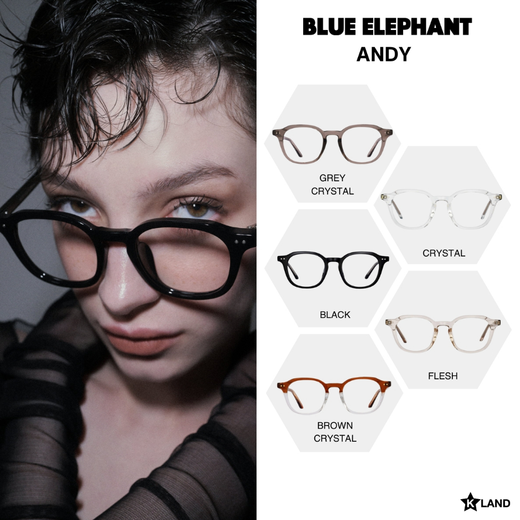[Clearance สินค้าตัวโชว์] BLUE ELEPHANT แว่นตา รุ่น ANDY แว่นกันแดด (BLU23GL0001U)