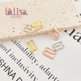 ตัวเลื่อน ตัวเลื่อนปรับสายเสื้อชั้นใน Bra Accessories แพค10ชิ้น (ตัวตะขอโลหะผสมเลข9) Alloy 9 buckle (D-1-E,MF-021)