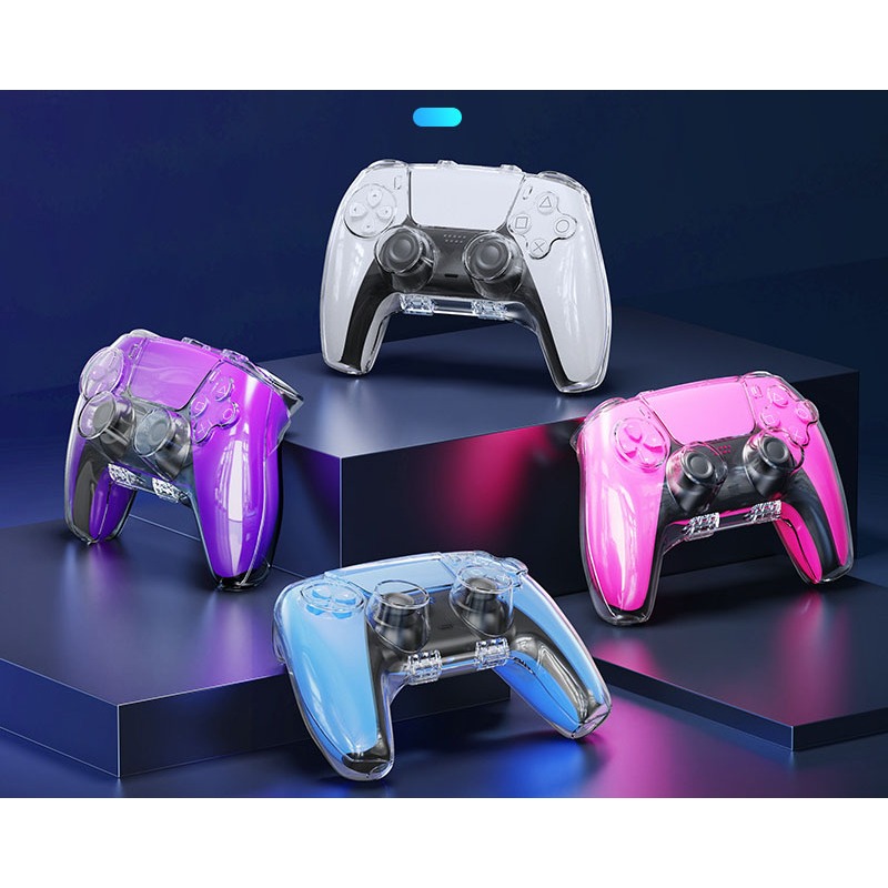 IINE คุ้มค่า  เคสใสสำหรับคอนโทรลเลอร์ PS5 controller เคสแม่เหล็กเคสใส PS5 คอนโทรลเลอร์เกม PC integrated เคสป้องกัน L1008