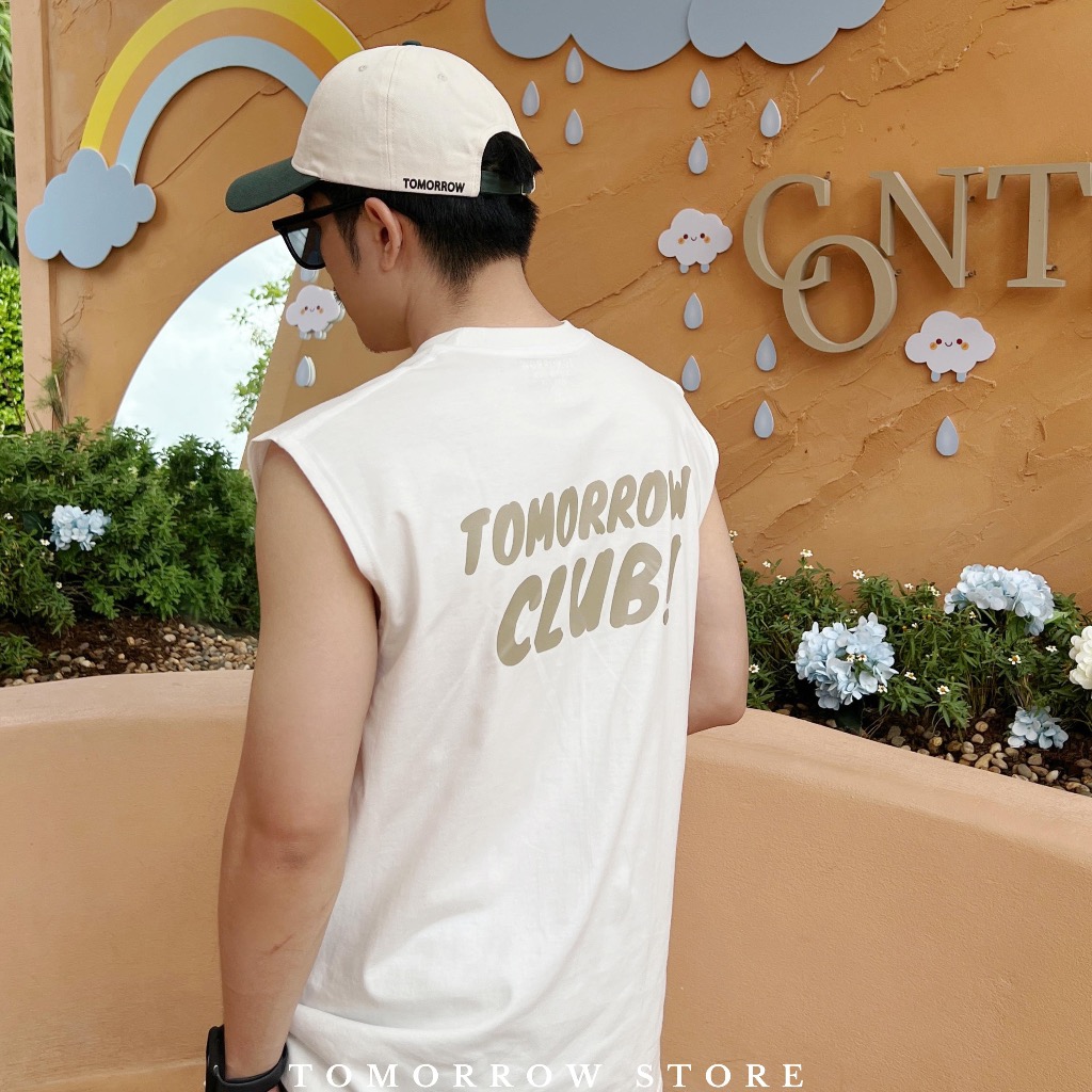 TOMORROW-เสื้อแขนกุด เนื้อผ้าคอลตอล 100% - TOMORROW CLUB