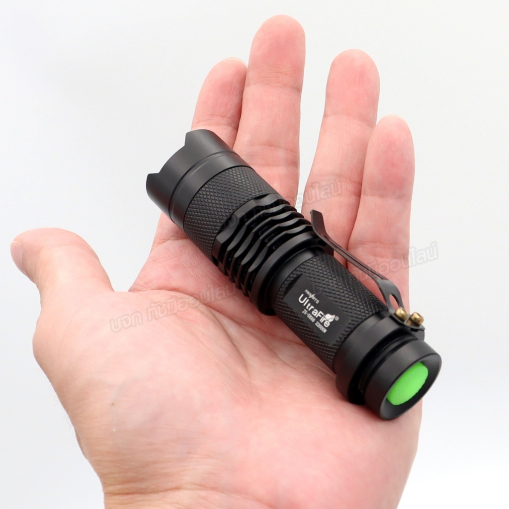 ไฟฉายแรงสูง UltraFire รุ่น JX-SK68 22000W 28000Lumen ชาร์จไฟได้ Zoomได้ไกล ไฟฉายซูมขนาดพกพา ฟรีถ่านชาร์จ ของแท้