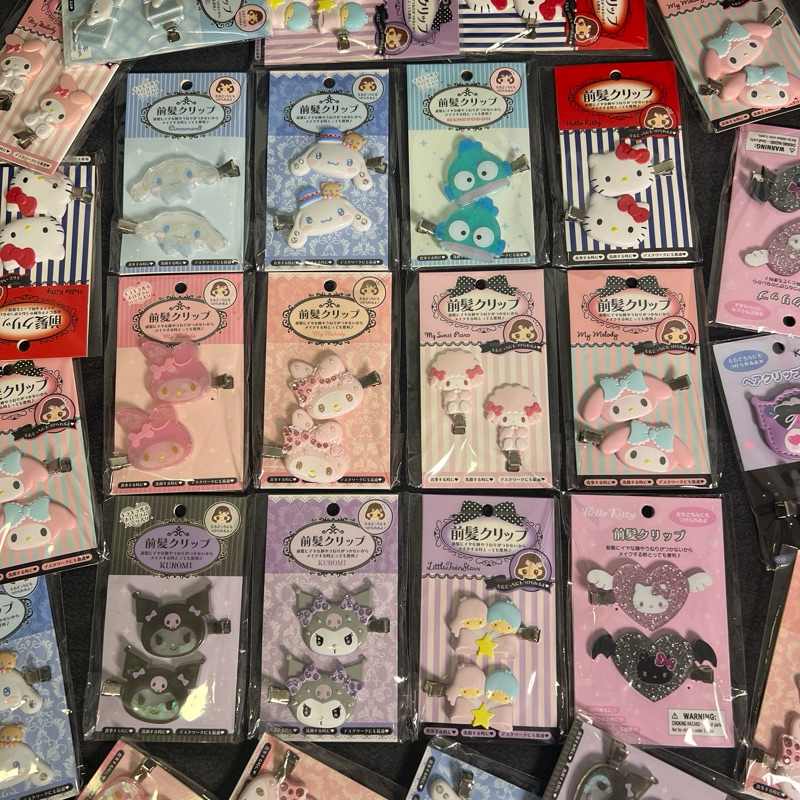 พร้อมส่ง/แท้ Hair Clip Sanrio (กิ๊บซานริโอ้) จากญี่ปุ่น