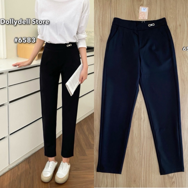 6583  กางเกง Dolly Dell สีดำ