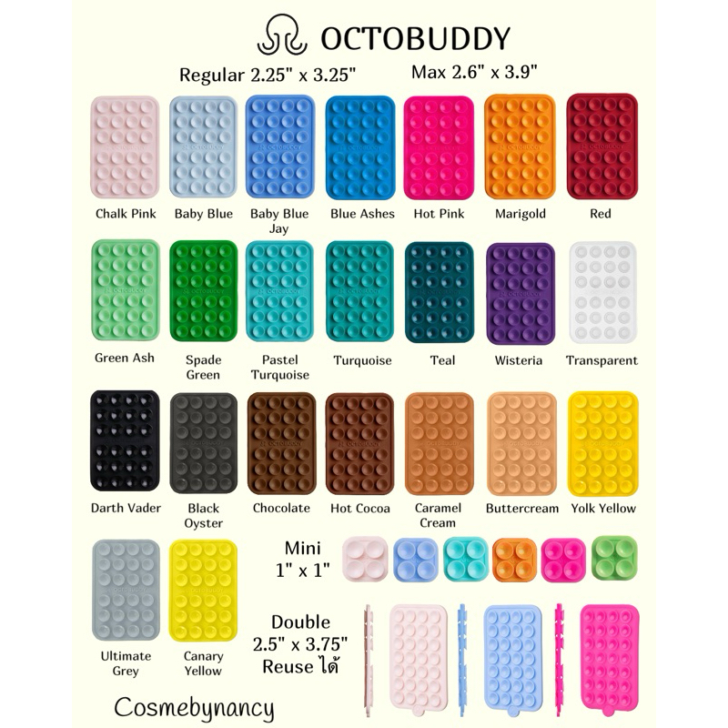 💥พร้อมส่ง มีรุ่นใหม่💥 Octobuddy Silicone Suction Phone Case แท้100%