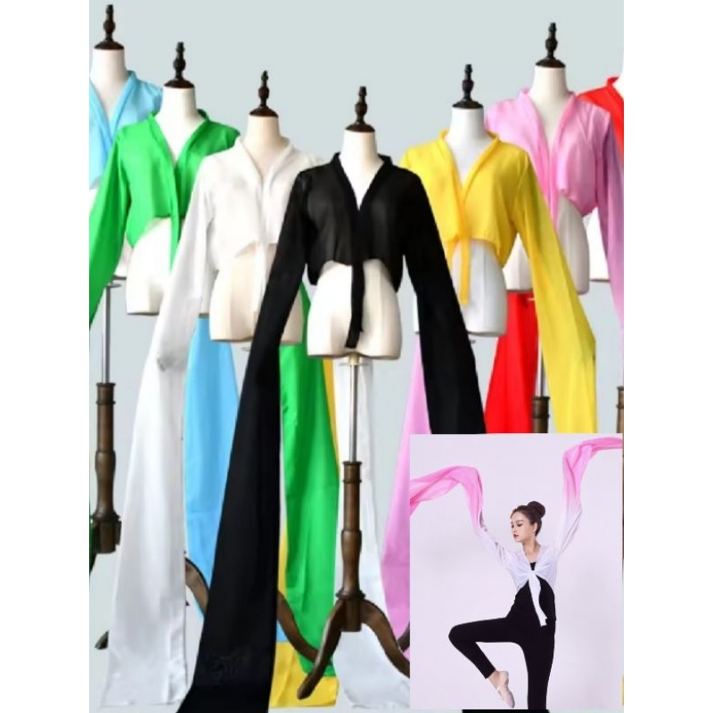 พร้อมส่ง เสื้อจีนแขนยาว สำหรับสวมใส่หรือเต้นรำ