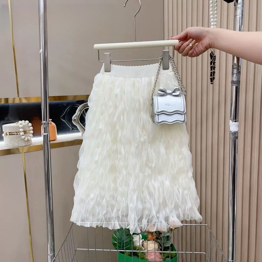 MC056 พร้อมส่ง ชุดเซตกระโปรงลูกสาว กระโปรงเหมือนภาพ ตรงปก สวยมากค่ะ - รูปที่ 3