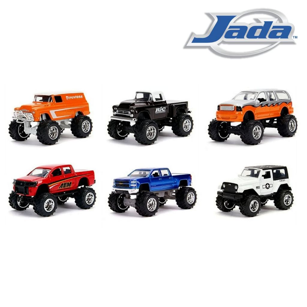 โมเดลรถเหล็ก JADA ชุด JUST TRUCKS WAVE 21 ลิขสิทธิ์แท้ แนวรถบิ๊กฟุต สเกล1/64 (แพ็คไม่คม) เลือกแบบได้ # JD14020 ราคา ถูกที่สุด ดีลบีเคเค แกลเลอรีภาพที่ 2