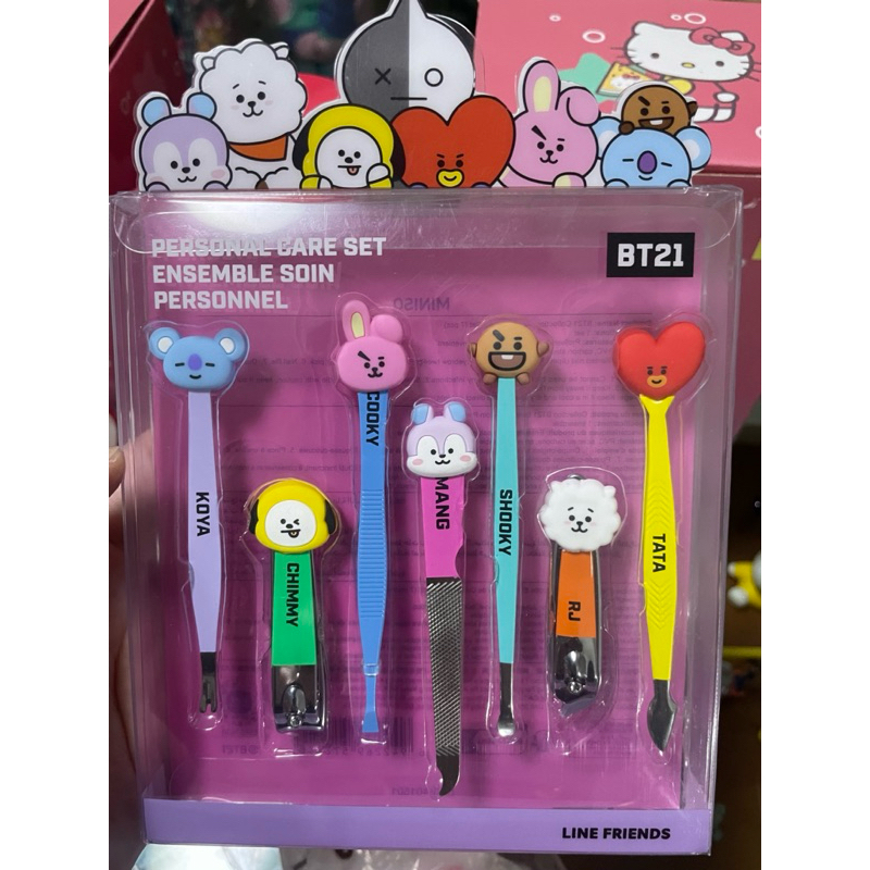 ชุดตกแต่งเล็บBT21พร้อมา่งจากshop