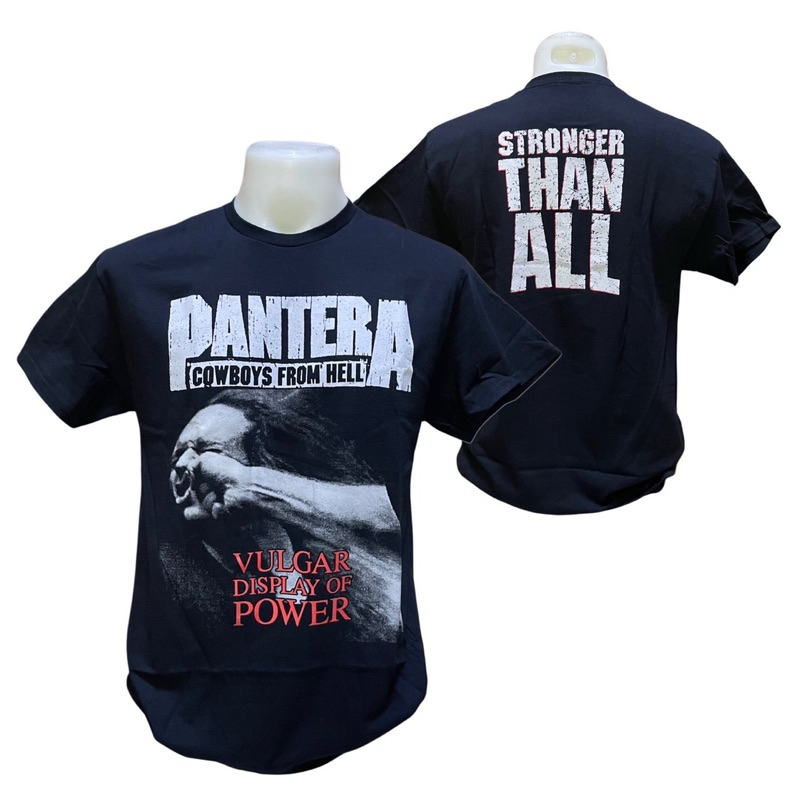 เสื้อวง PANTERA T-SHIRT ลาย STRONGER (2024) ลิขสิทธิ์ของแท้ USA